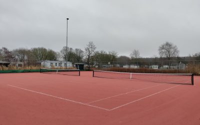 Nieuwe tennisbanen voor Tennisclub Witmarsum